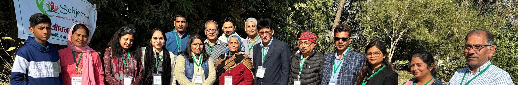 The Sehjeevan community together at a gathering